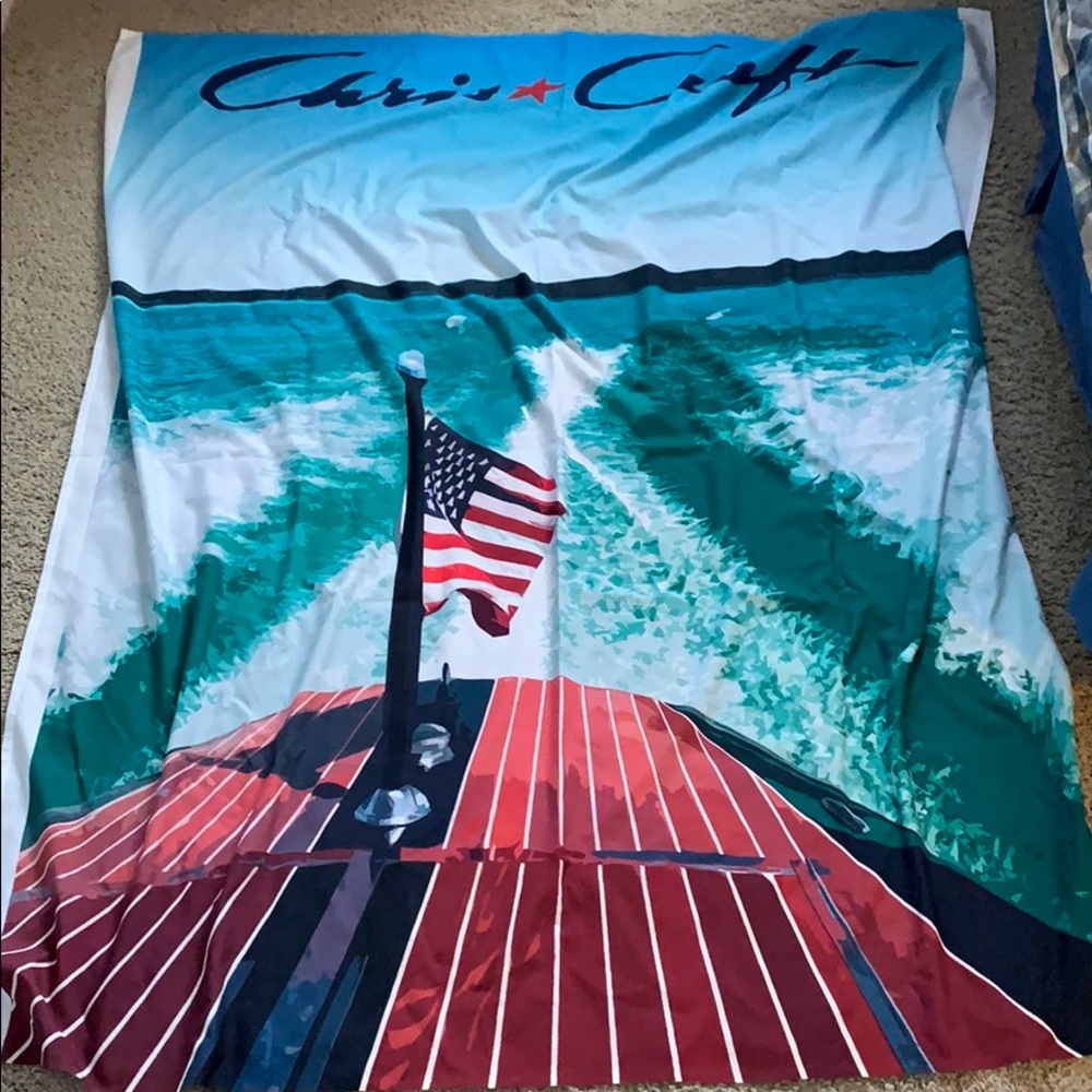 Cris craft boating tapestry